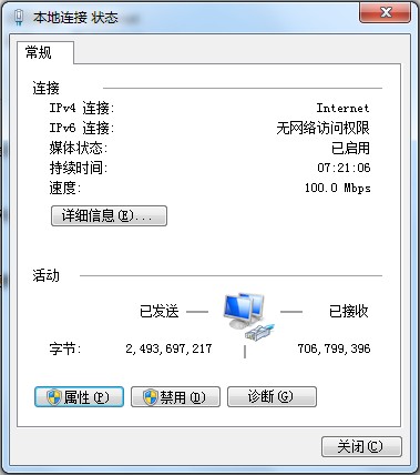 本地連接屬性