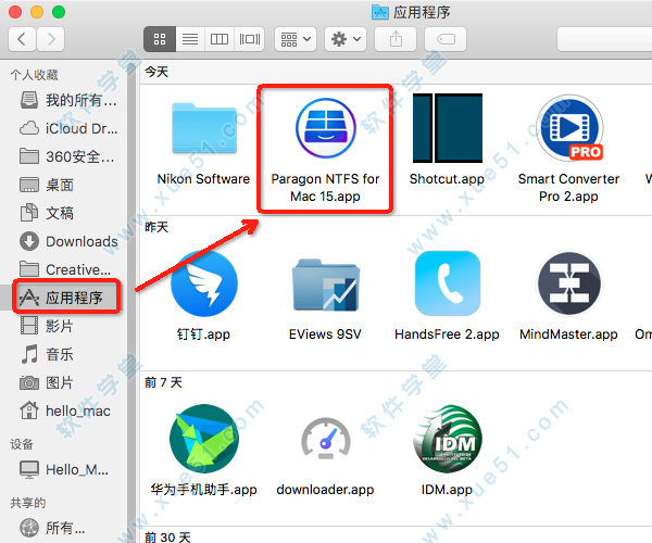 6.運行【Paragon NTFS for Mac 15.app】