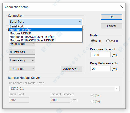 modbus poll使用教程